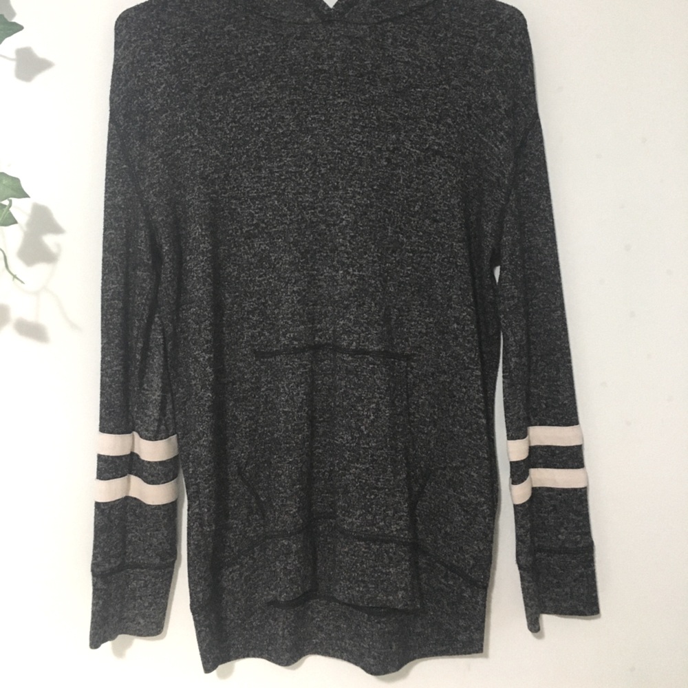 Black/ dark grey old navy hoodie